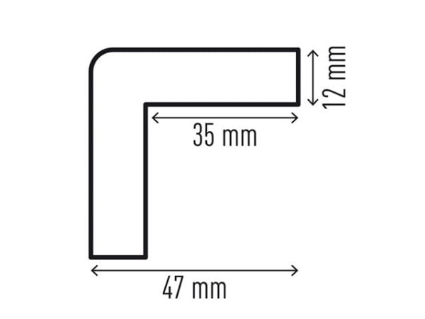 Durable C35, Plast, Svart, Gult, Flat, 1000 mm, China