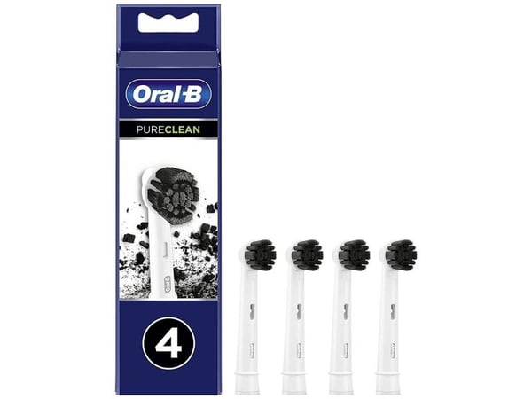 Oral-B Head 4-pack Pure Clean Monteringsbørster til elektrisk tandbørste 4 stk Hvid