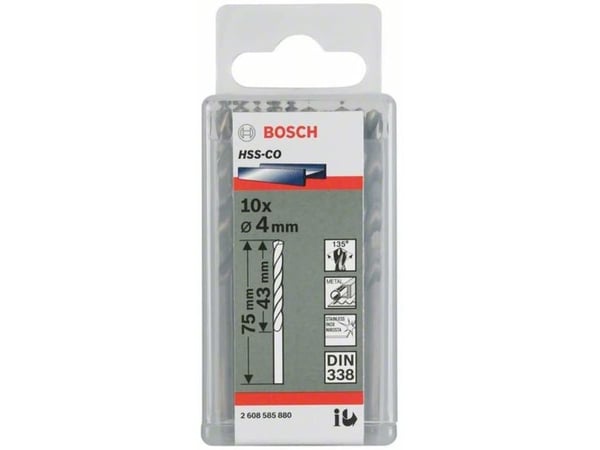 Bosch ?2608588093, Drill, Høy-Hastighets Stål (HHS), B00OHOF3C0, 400 mm, 450 mm, 250 mm