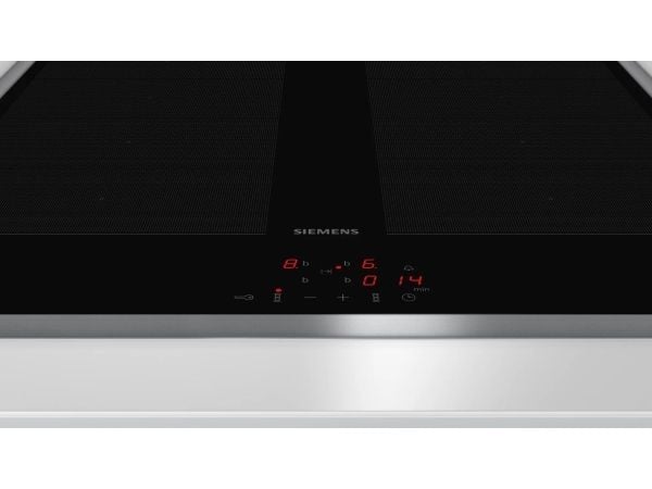 Siemens iQ700 EY645CXB6E, Sort, Innebygget, 60 cm, Sonebasert induksjon, Glass-keramikk, 4 zone(s)
