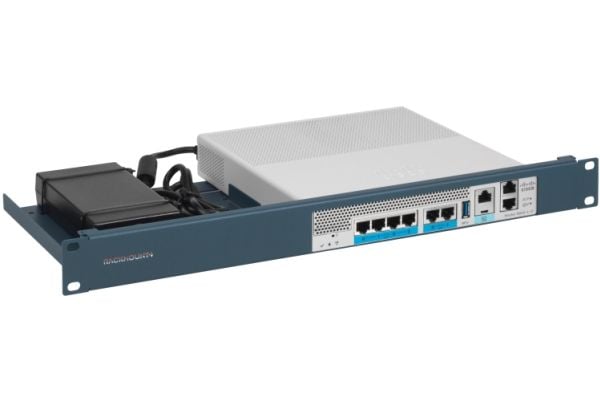 Rackmount.IT CISRACK RM-CI-T16 - Monteringssett for nettverksenhet - rackmonterbar - metallic blå - 1U - 19" - for Cisco Catalyst 9800-L Wireless C...