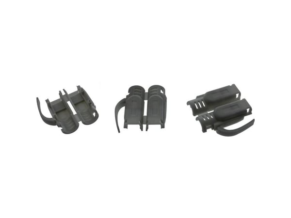 InLine 76006S, Cat.6A RJ45, Svart, Hankjønn, Rett, Gull, 10 x 32 x 15 mm