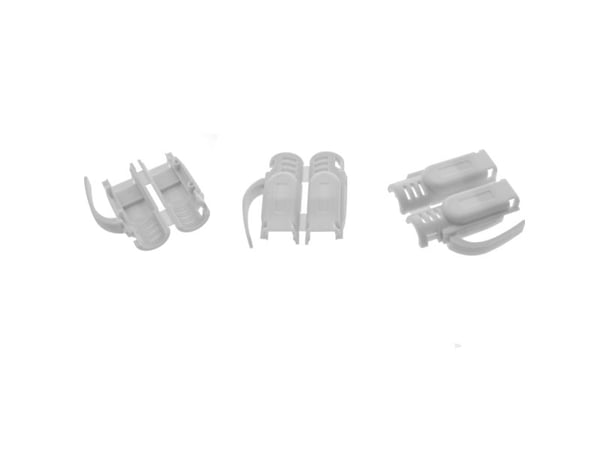 InLine 76016A, Cat.6A RJ45, Grå, Hankjønn, Rett, Gull, 10 x 30 x 15 mm