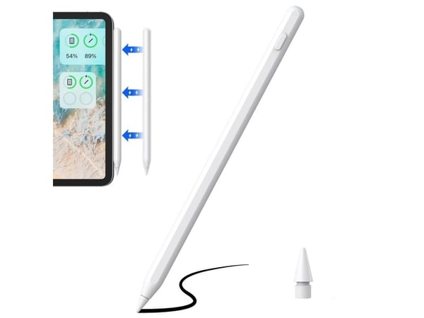 Insmat SP-77, Tabletti, Apple, Valkoinen, iPad, Kapasitiivinen, Muovi