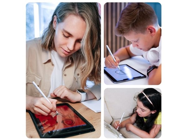 Insmat SP-77, Tabletti, Apple, Valkoinen, iPad, Kapasitiivinen, Muovi