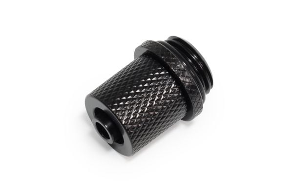 Alphacool ES 8/5mm skrumunnstykke - rett - svart (17643)