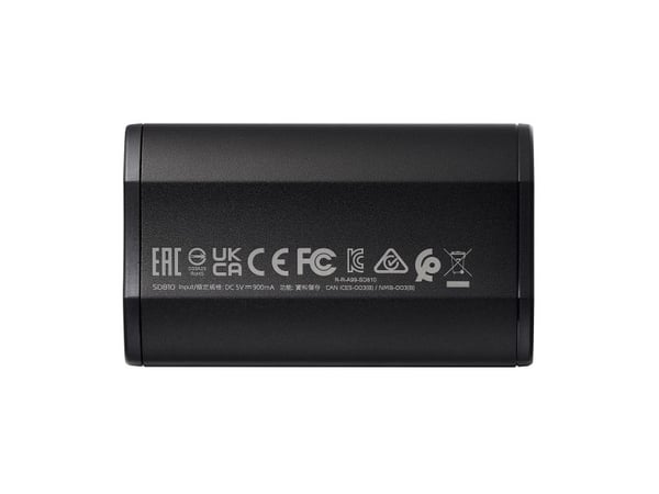 ADATA SD810 - SSD - 2 TB - ekstern (bærbar) - USB 3.2 Gen 2 (USB-C kontakt) - svart
