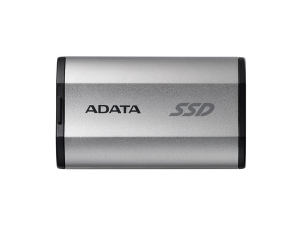 ADATA SD810 - SSD - 1 TB - ekstern (bærbar) - USB 3.2 Gen 2 (USB-C kontakt) - sølvgrå