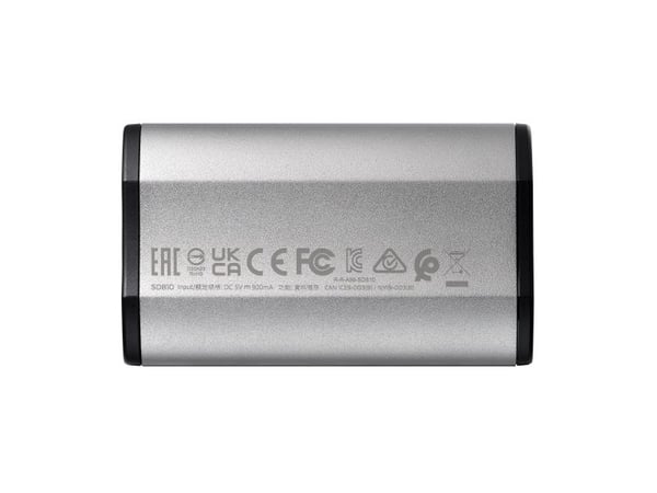 ADATA SD810 - SSD - 1 TB - ekstern (bærbar) - USB 3.2 Gen 2 (USB-C kontakt) - sølvgrå