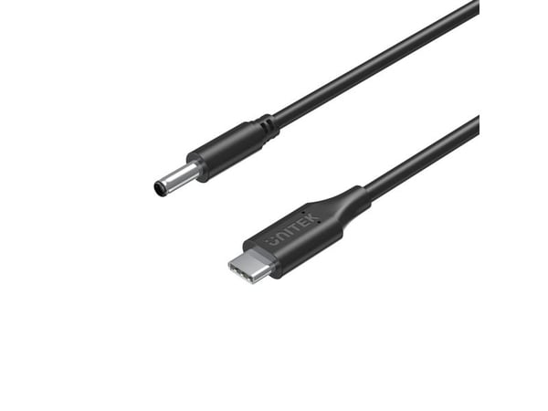 Unitek USB-C - DC 4.5 x 3.0mm 1.8 m USB-kaapeli Musta (C14120BK-1.8M)