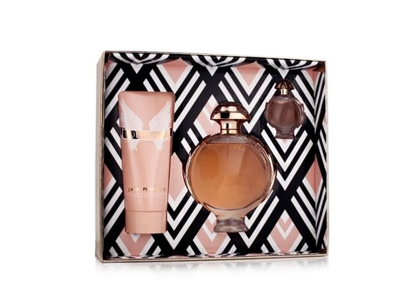 Paco Rabanne Olympéa EDP 80 ml + EDP MINI 6 ml + BL 100 ml (kvinne)