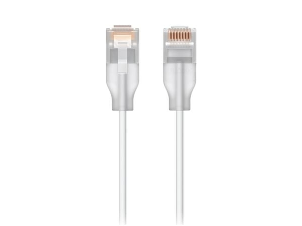 Ubiquiti UACC-Cable-Patch-EL-0.15M-W-24, 0,15 m, Cat6, RJ-45, RJ-45, Läpikuultava, Valkoinen