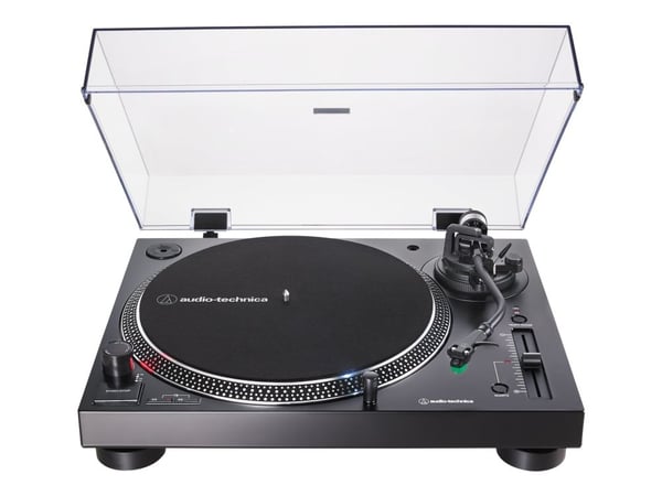 Audio-Technica AT-LP120X, Suoravetolevysoitin, Ohje, Musta, Alumiini, 33 1/3,45,78 RPM, 33,45,78 RPM