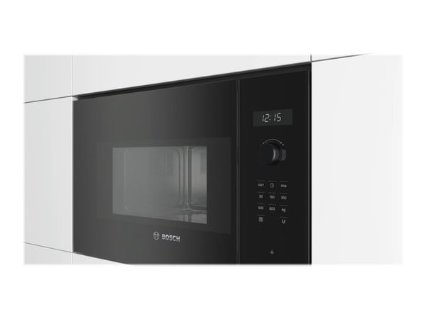 Bosch Serie | 6 BFL524MB0 - Mikrobølgeovn - innebygd - 20 liter - 800 W - svart