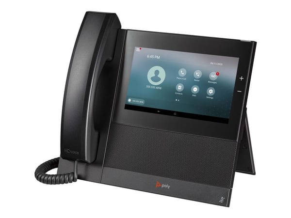 HP Poly CCX 600 OpenSIP - VoIP-telefon - SIP - 24 linjer - svart