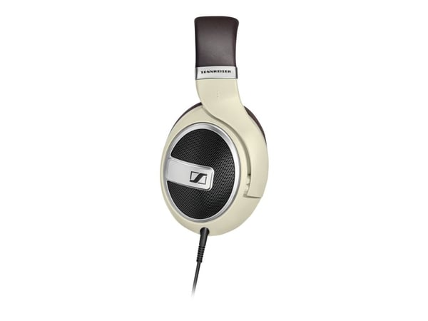 Sennheiser HD 599 - HD 5 - hodetelefoner - full størrelse - kablet - 3,5 mm jakk, 6,35 mm jakk - brun, elfenben, matt metallisk
