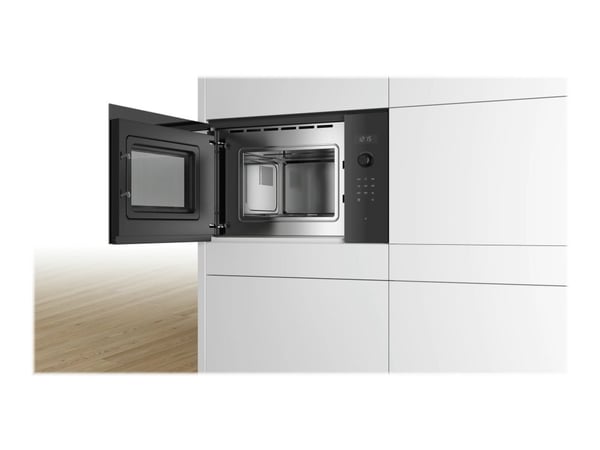 Bosch Serie | 6 BFL524MB0 - Mikrobølgeovn - innebygd - 20 liter - 800 W - svart