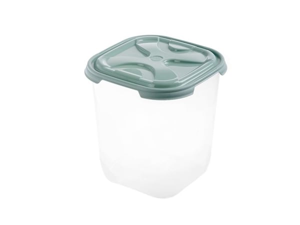 FOOD CONTAINER SQUARE NORDIC GREEN 4.65L FOOD CONTAINER SQUARE NORDIC GREEN 4.65L