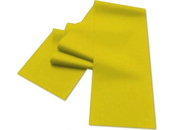 Master treningsgummi 120 x 15 x 0,4 mm - gul Master treningsgummi 120 x 15 x 0,4 mm - gul