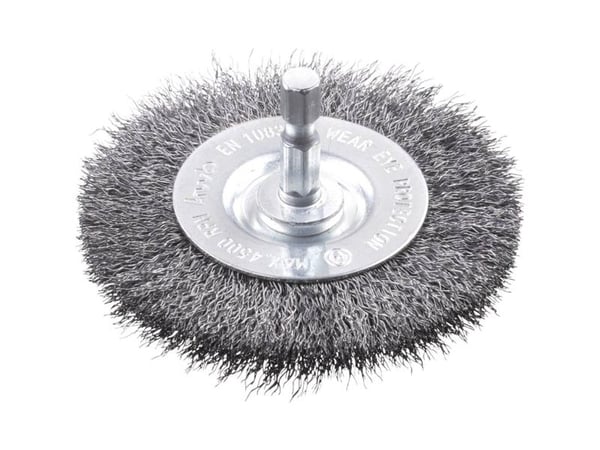 kwb 607410, Stålbørste, 6 mm, 10 cm, 0,2 mm, Metall, Stein, Metall
