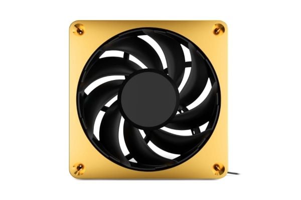Alphacool 13854, Fläktmodul, Plast, Svart, Guld, 4-stift, 1 fläkt/-ar, 12 cm