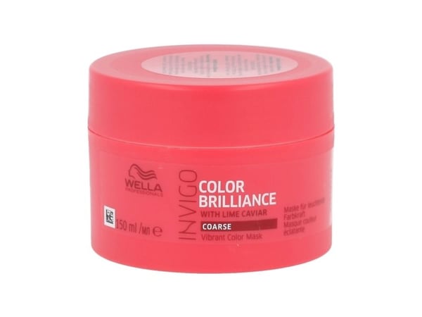 Maske for tykt/grovt farget hår Wella Professionals Invigo Color Brilliance, 150ml