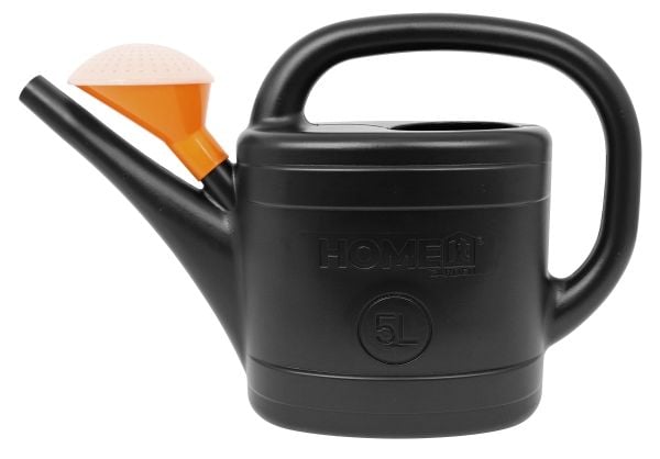 HOME It® vandkande med brusehoved 5 liter sort