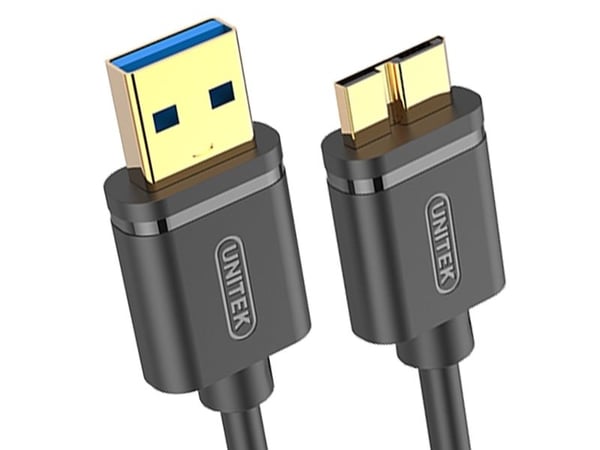 Unitek Y-C461GBK - USB-kabel - USB (hann) til Micro-USB type B (hann) - USB 3.0 - 1 m - svart