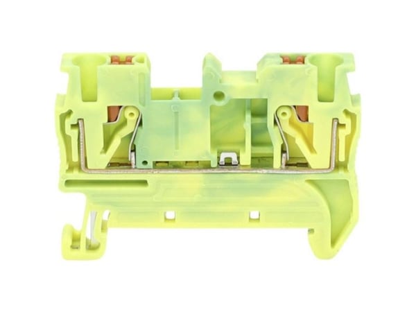 TRU COMPONENTS TC-11592376 Läpivientiliitin 8,2 mm Pikaliitin Vihreä, keltainen 1 kpl