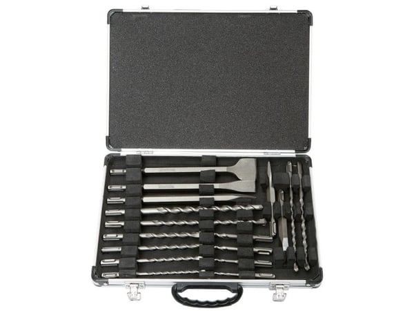 Makita - Drillbit- og meiselsett - 17 deler - SDS-plus - lengde: 210 mm, 160 mm, 110 mm, 260 mm, 250 mm, 140 mm