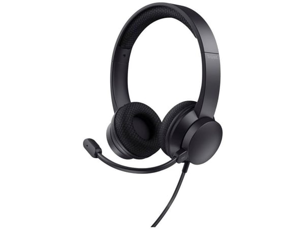 Trust Ayda - Hodesett - on-ear - kablet - USB - svart