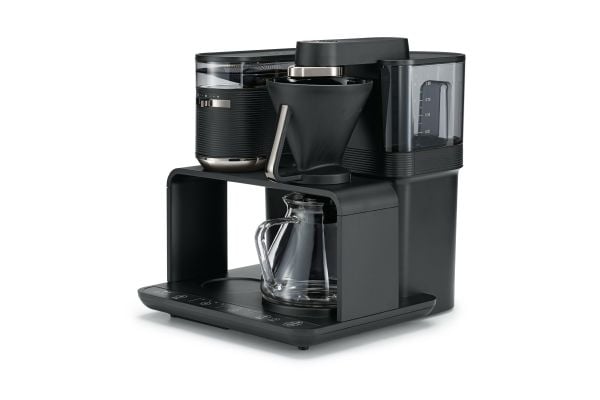 Melitta 1024-01, Kaffebrygger (drypp), Kaffe bønner, Innebygd kaffekvern, 1515 W, Sort, Sølv