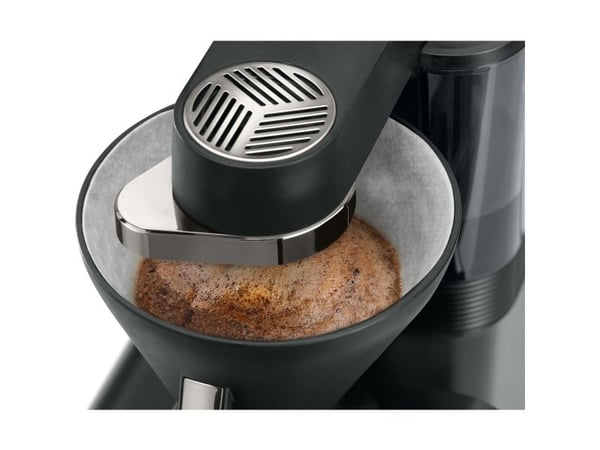 Melitta 1024-11, Kaffebrygger (drypp), Innebygd kaffekvern, 1515 W, Sort, Sølv