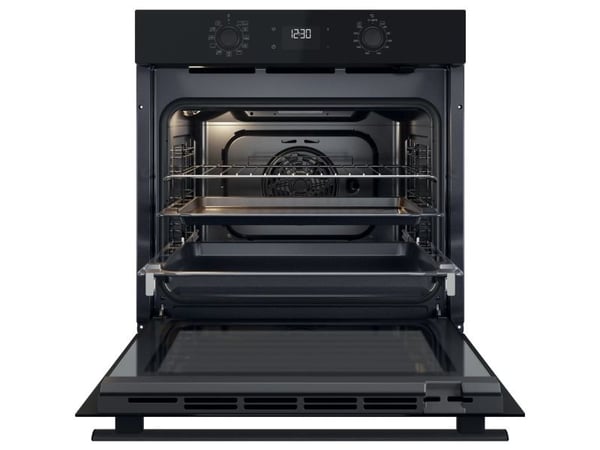 Whirlpool OMR58HU1B, Medium, Elektrisk ugn, 71 l, 3300 W, 71 l, Kombiångugn