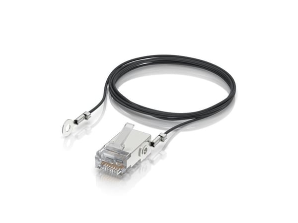 Ubiquiti UISP-CONNECTOR-GND, 1 m, RJ-45, musta