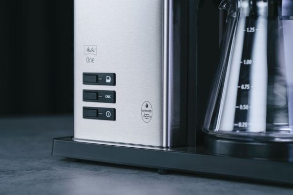 Melitta ONE, Kaffebrygger (drypp), 1,25 l, Malt kaffe, 1525 W, Sort, Rustfritt stål, Gjennomsiktig