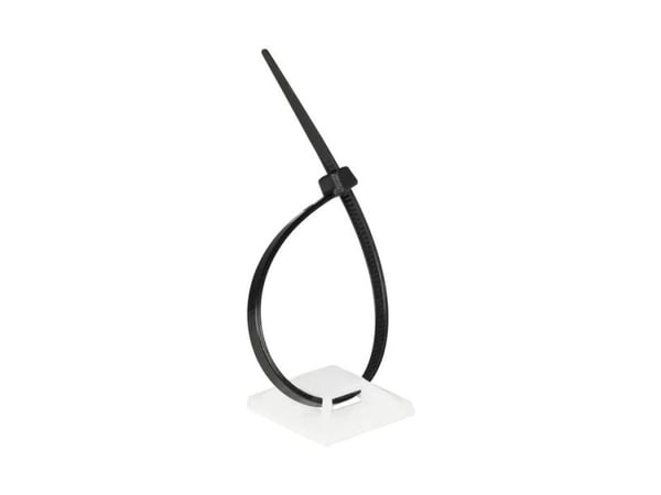 Lanview LVT-CABLEMOUNT-50W, Polypropeeni (PP), Valkoinen, 150 mm, 12 mm, 166 g, 180 g