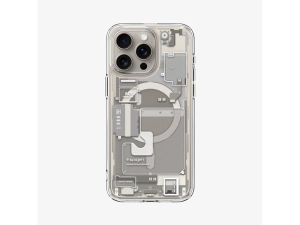 Spigen Ultra Hybrid Zero One (MagFit), Mobilskal, Apple, iPhone 15 Pro, 15,5 cm (6.1"), Titan