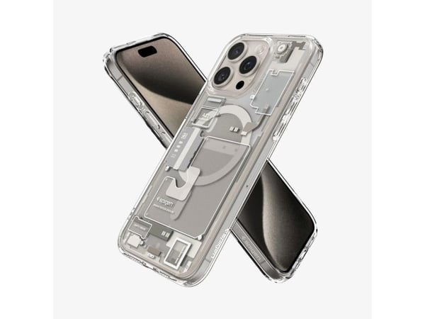 Spigen Ultra Hybrid Zero One (MagFit), Suojus, Apple, iPhone 15 Pro, 15,5 cm (6.1"), Titaani