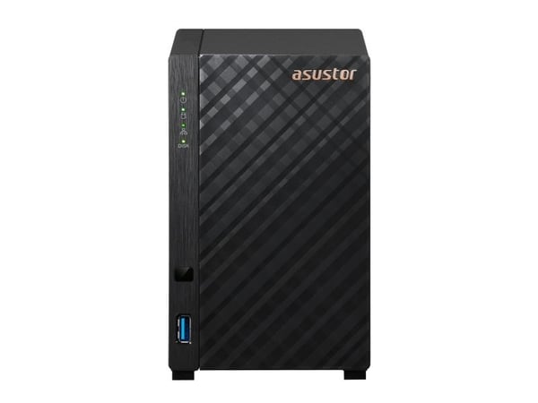 Asustor AS1102TL, NAS, Mini Tower, Realtek, RTD1619B, Sort