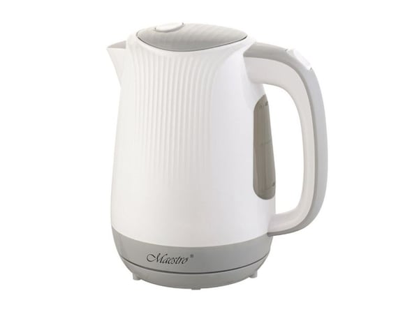 Feel Maestro MR042 hvit, 1,7 L, 2200 W, grå, hvit, plast, vannmåler, overopphetingsbeskyttelse