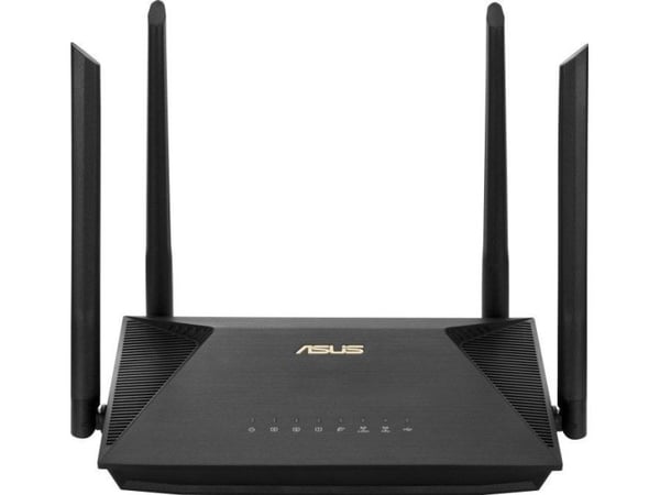 ASUS RT-AX53U - Trådløs ruter 3-portssvitsj - 1GbE - Wi-Fi 6 - Dobbeltbånd