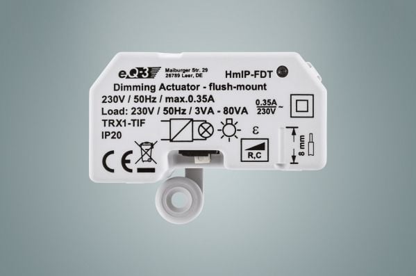Homematic IP HmIP-FDT - Dimmeaktuator - trådløs - 868.3 MHz, 869.525 MHz