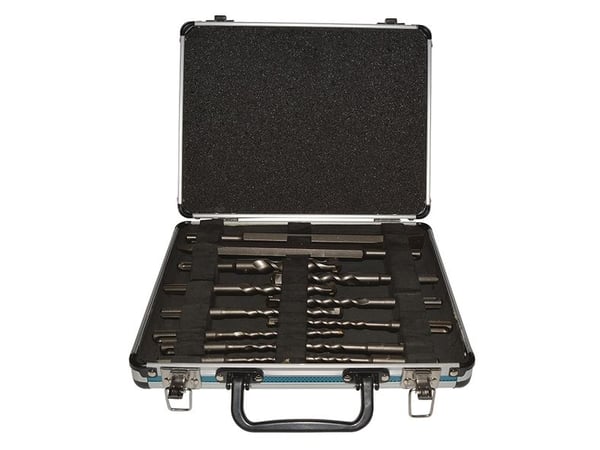 Makita - Drillbit- og meiselsett - 13 deler - SDS-plus - lengde: 160 mm, 110 mm, 250 mm, 230 mm