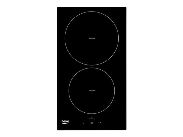 Beko HDMI32400DT - Induksjonskomfyrtopp - 2 plater - Nisje - bredde: 26.8 cm - dybde: 49 cm - svart