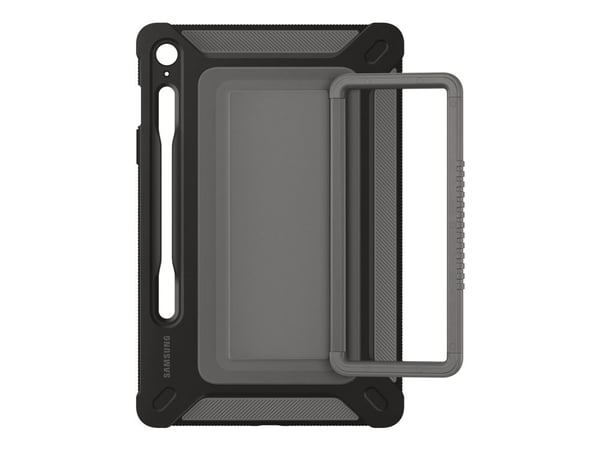 Samsung EF-RX510 - Baksidedeksel for nettbrett - robust - utendørs - titan - for Galaxy Tab S9 FE