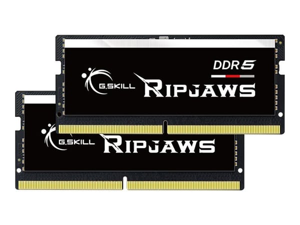 G.Skill Ripjaws - DDR5 - sats - 32 GB: 2 x 16 GB - SO DIMM 262-pin - 5600 MHz / PC5-44800 - CL46 - 1.1 V