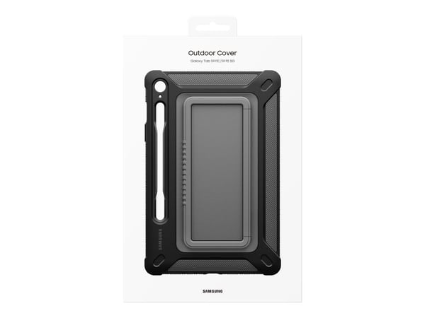 Samsung EF-RX510 - Baksidedeksel for nettbrett - robust - utendørs - titan - for Galaxy Tab S9 FE