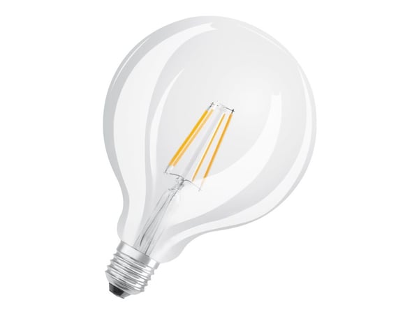 OSRAM - LED-glödlampa med filament - klar finish - E27 - 4.5 W (motsvarande 40 W) - klass E - varmt vitt ljus - 2700 K