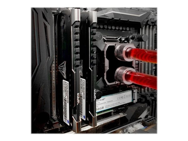 Patriot Extreme Performance Viper Steel - DDR4 - modul - 8 GB - DIMM 288-pin - 3600 MT/s / PC4-28800 - CL18 - 1.35 V - ikke-bufret - ikke-ECC - sva...